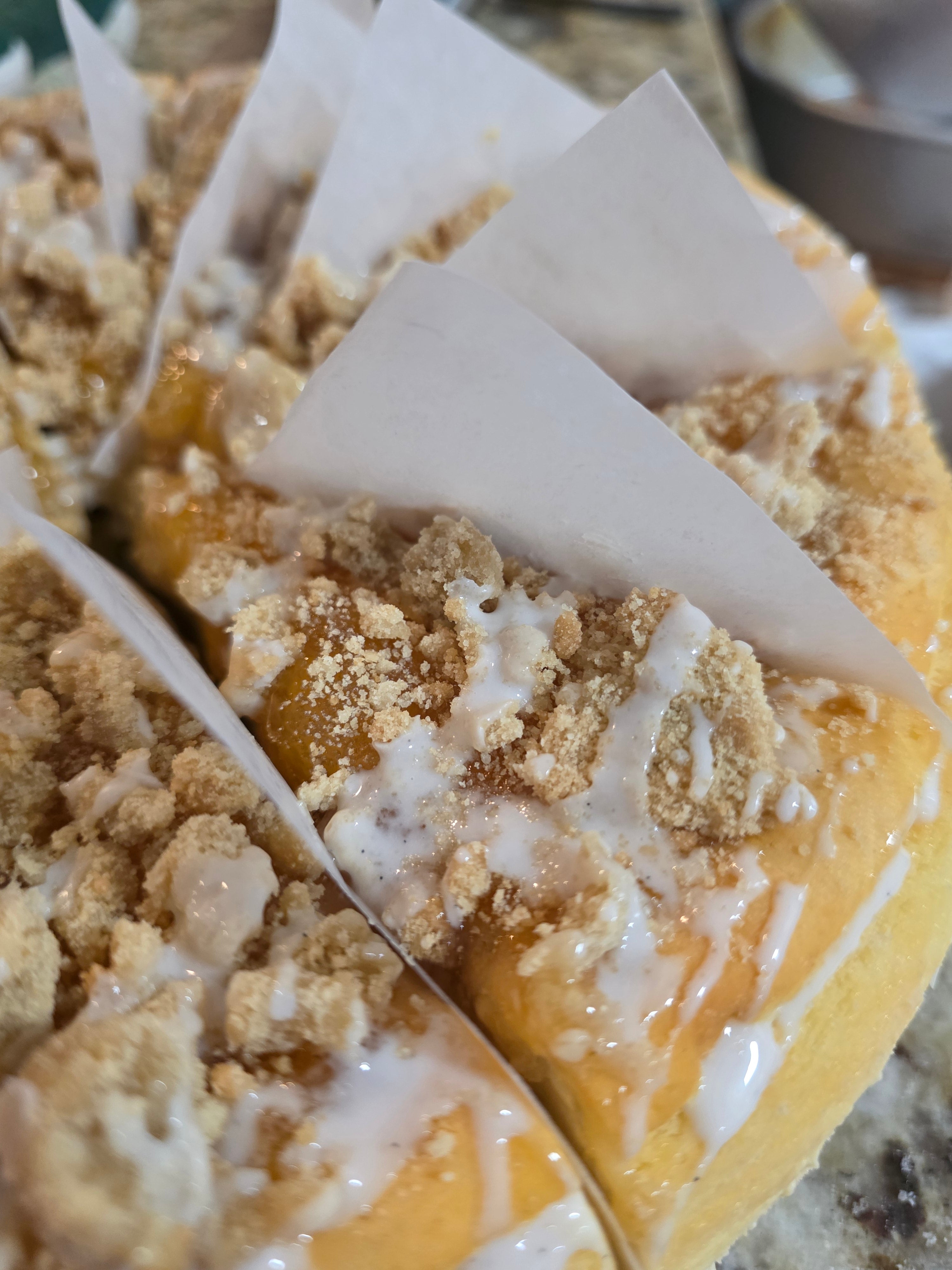 Peach Cobbler Cheesecake
