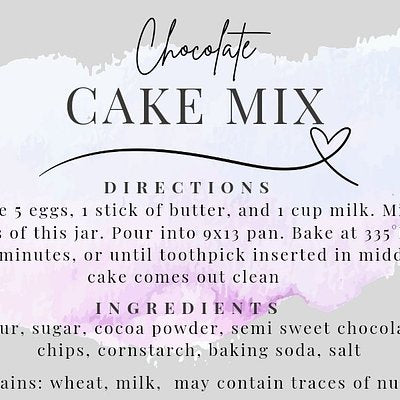 Chocolate Cake Mix