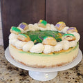 King Cake Cheesecake - 8 Inch Regular