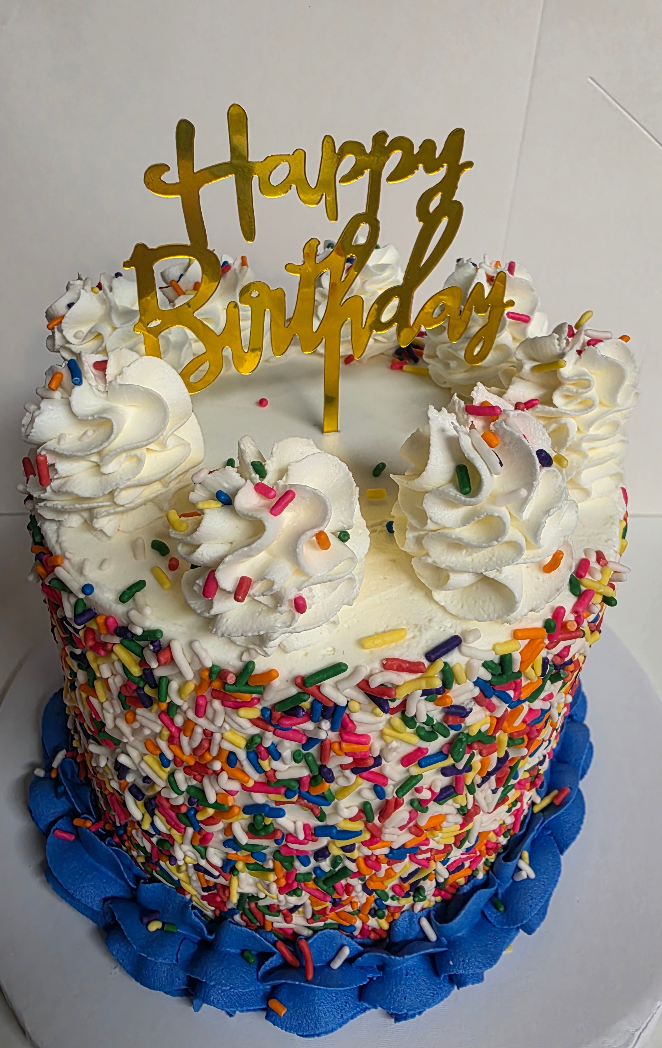 Vanilla Cake With Choice Of Icing