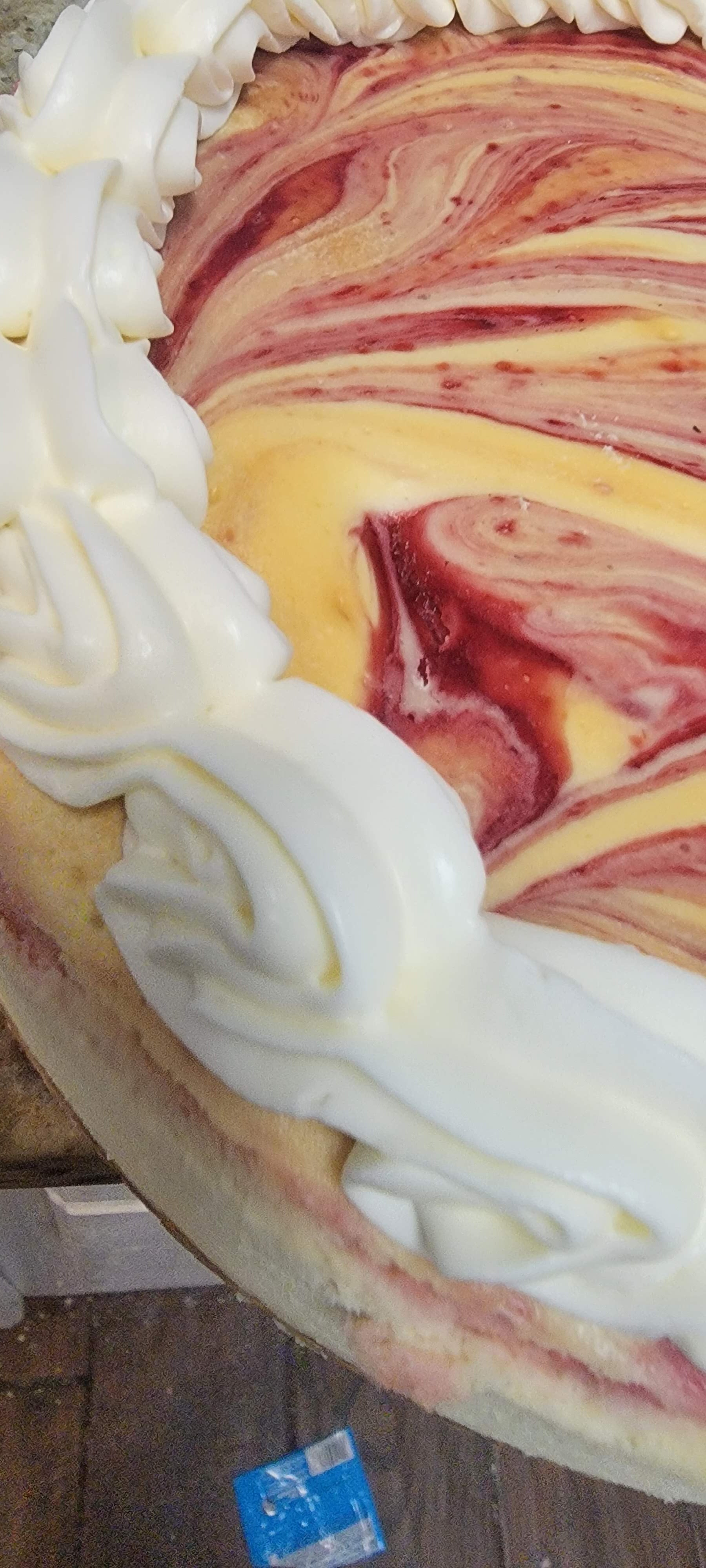 White Chocolate Raspberry Cheesecake